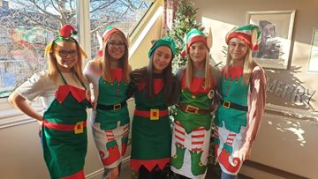 Pupils organise festive afternoon tea for Newton Aycliffe care home Residents