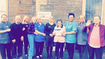Dundee care home celebrates positive Care Inspectorate report